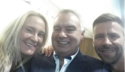 Paul Shaw with his wife Joanna Shaw and son Luke Shaw